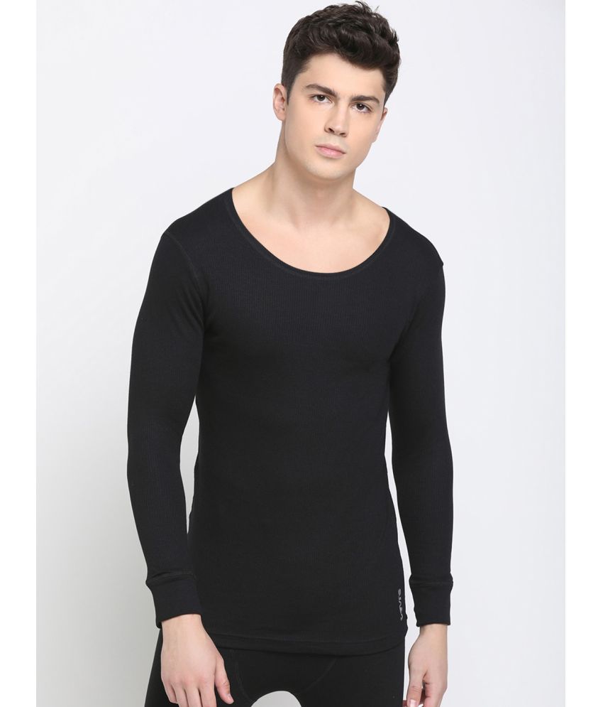     			Levi's Black Cotton Men's Thermal Tops ( Pack of 1 )