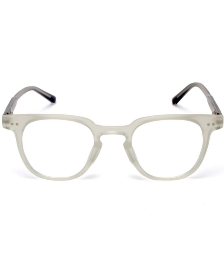     			OREADERS White Round Eyeglass Frame ( Pack of 1 )