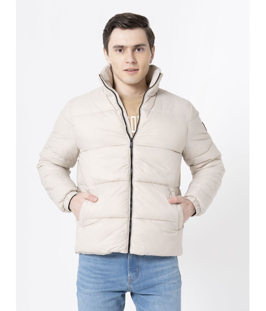     			Red Tape Nylon Men's Puffer Jacket - Beige ( Pack of 1 )