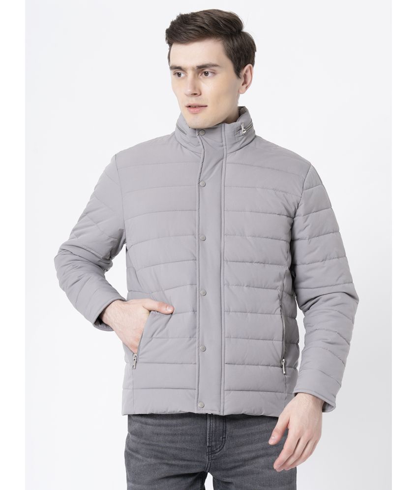     			Red Tape Polyester Blend Men's Puffer Jacket - Grey ( Pack of 1 )