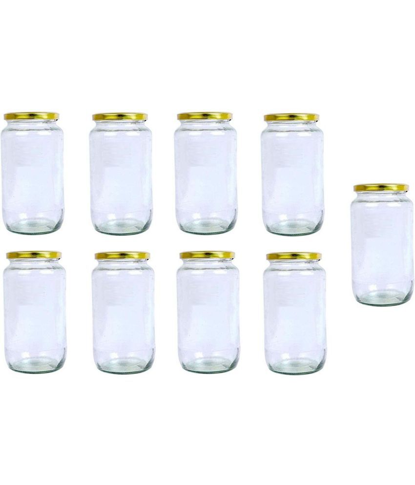     			AFAST Glass Container Glass Transparent Utility Container ( Set of 9 )