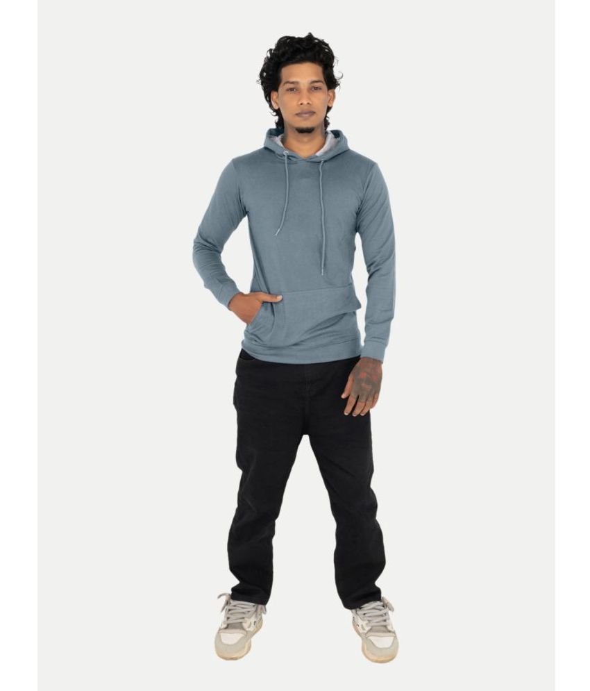     			Radprix Polyester Blend Hooded Men's Sweatshirt - Grey ( Pack of 1 )