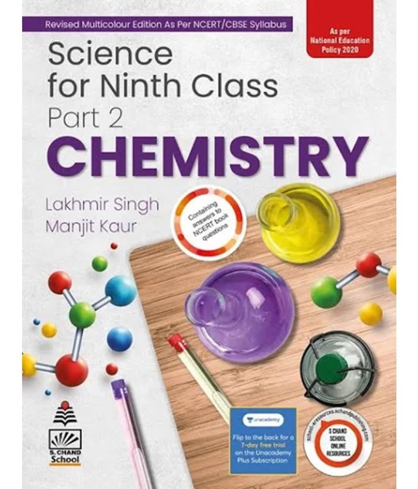     			Science For Tenth Class  Chemistry  (Paperback, LAKHMIR SINGH & MANJIT KAUR)