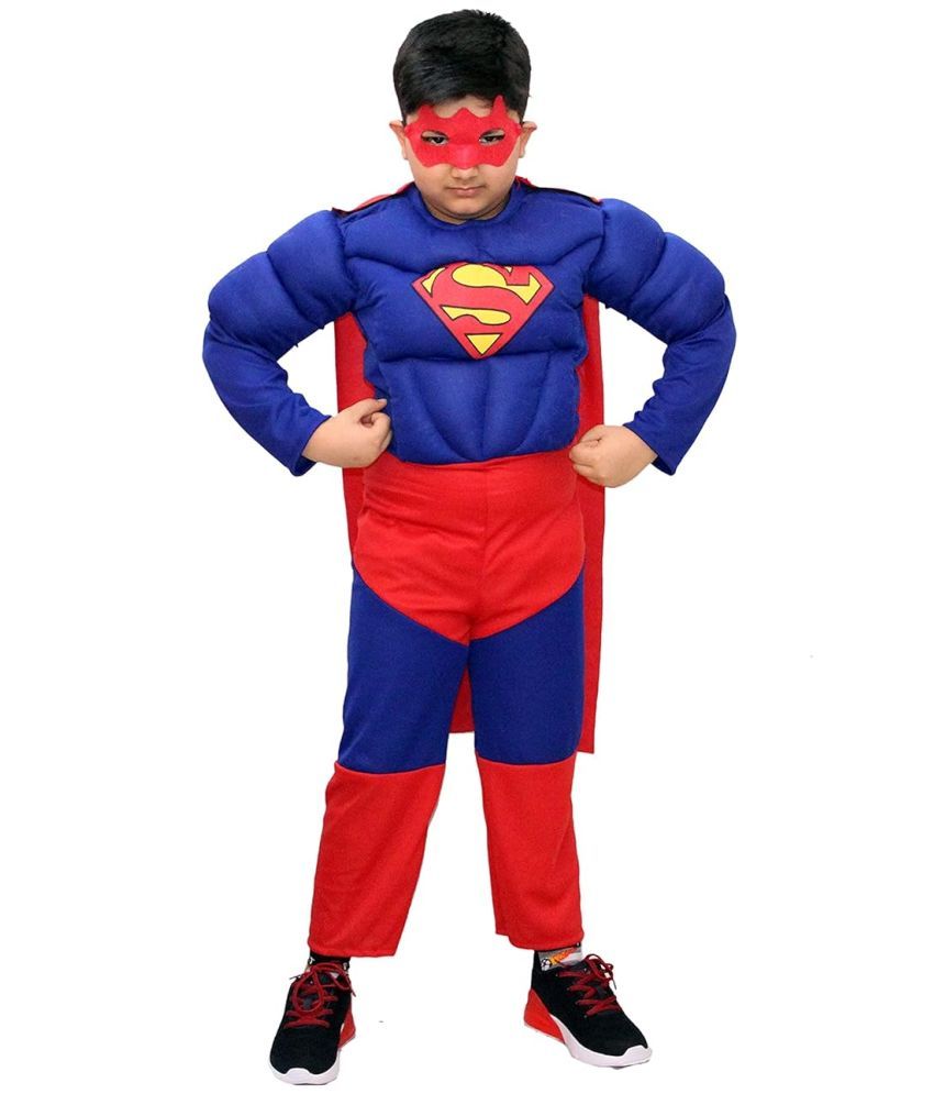     			Superhero Costumes for Boys, Super Hero Dress - Red, 10-11 Years