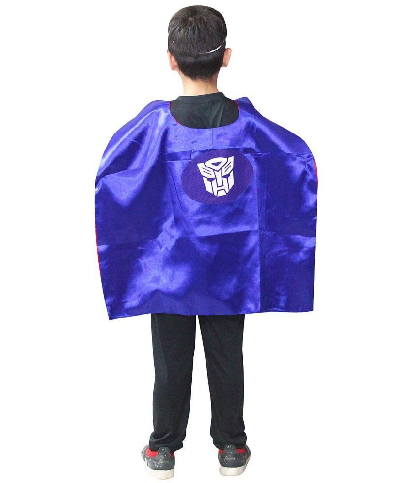     			Superhero Robe For Children, Transformer Cloak With Eyepatch - Freesize