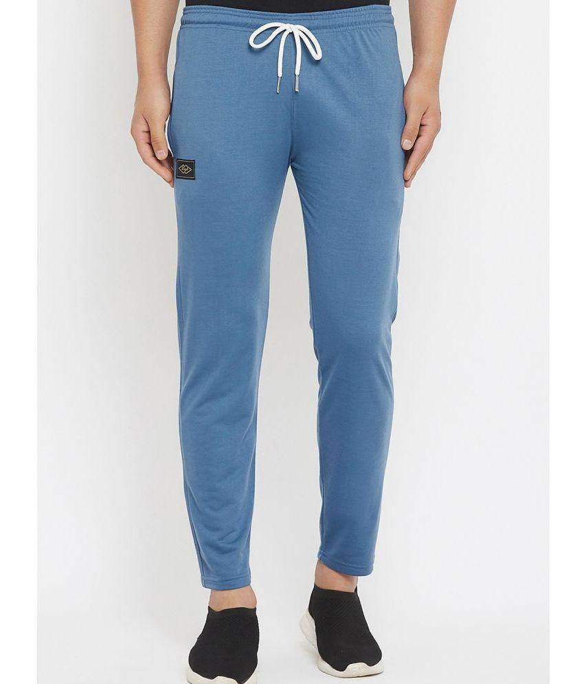     			zigo Blue Cotton Blend Men's Trackpants ( Pack of 1 )