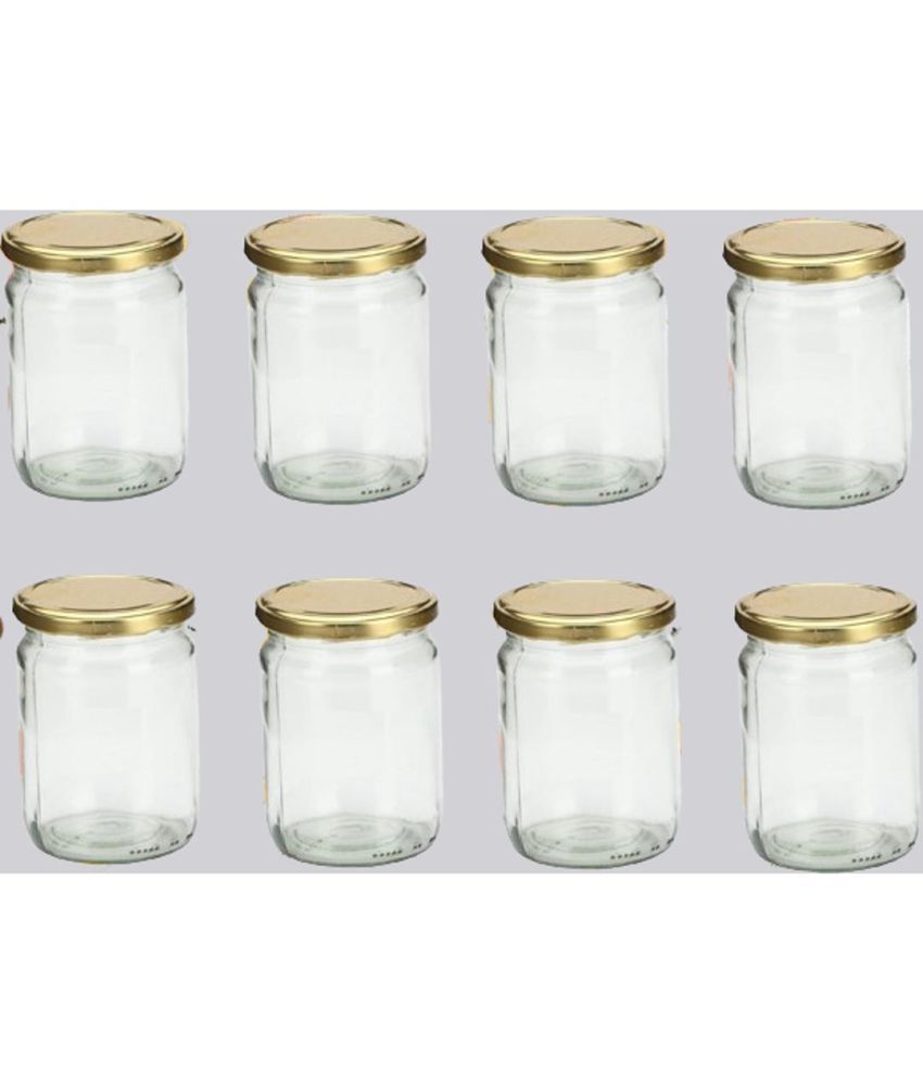     			AFAST Glass Container Glass Transparent Utility Container ( Set of 8 )