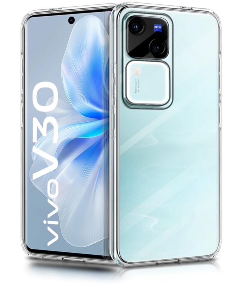     			Case Vault Covers Silicon Soft cases Compatible For Silicon Vivo V30 5G ( Pack of 1 )