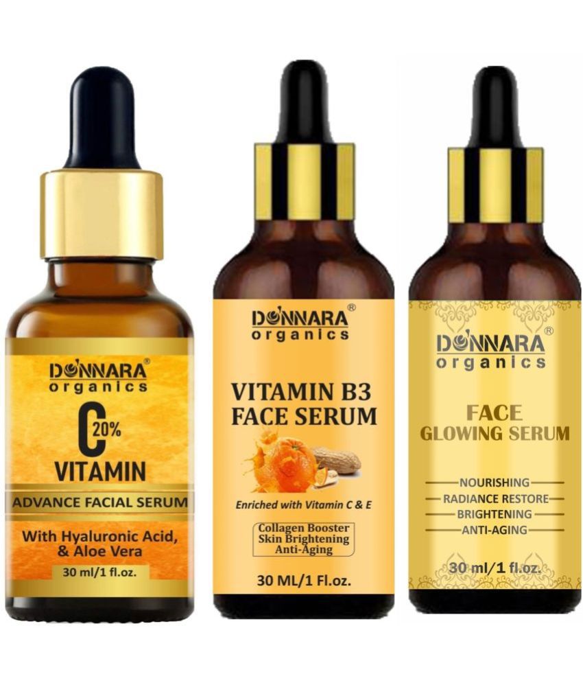     			Donnara Organics Face Serum Niacinamide Daily Care For All Skin Type ( Pack of 3 )