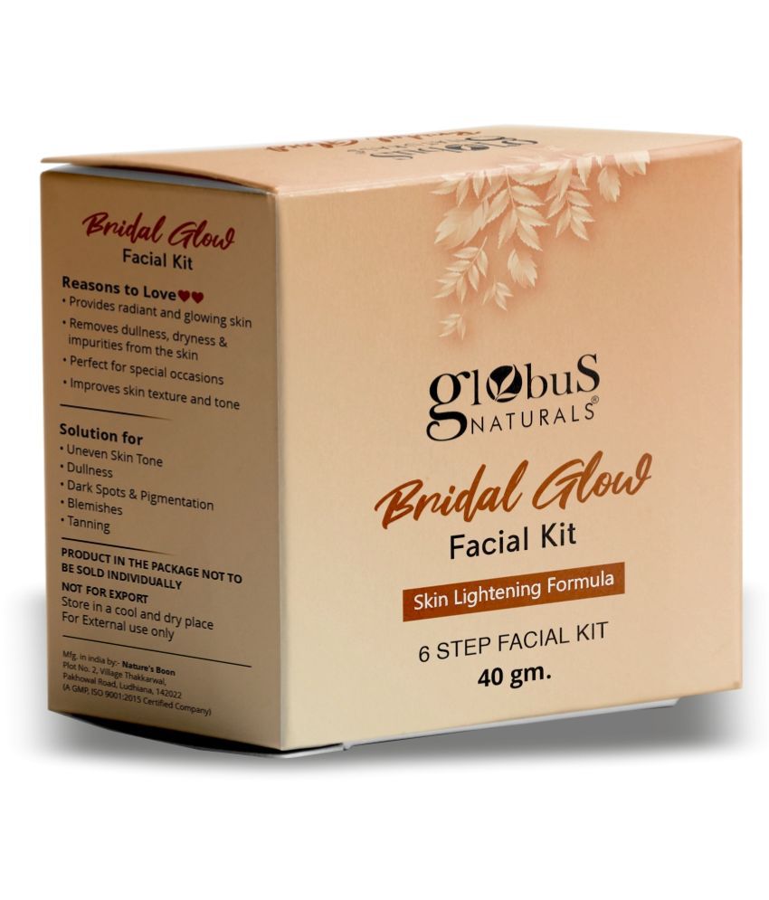     			Globus Naturals 2 Times Use Facial Kit For Combination Skin Saffron 40gm ( Pack of 1 )