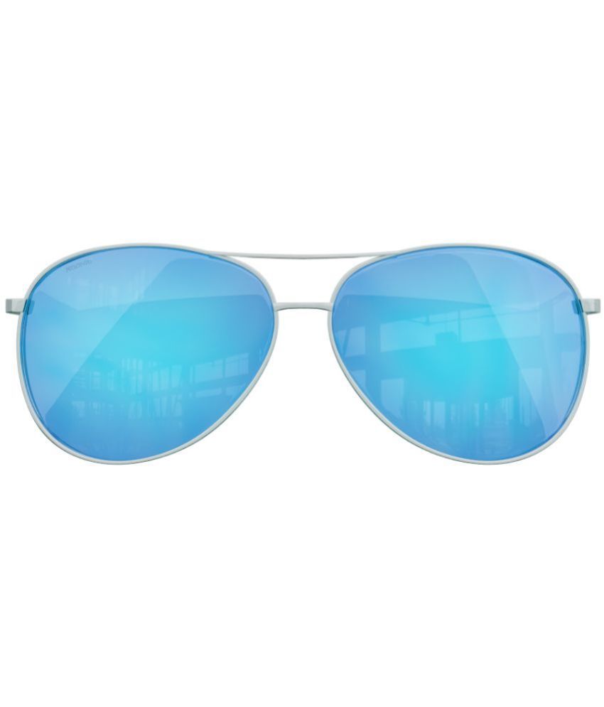     			KOOHRI Silver Pilot Sunglasses ( Pack of 1 )