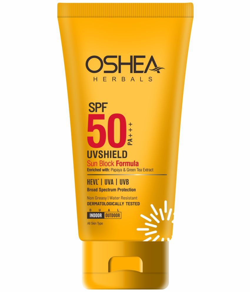     			Oshea Herbals Spf 50 Pa+++ UV Shield Sun Block Formula 60Grams