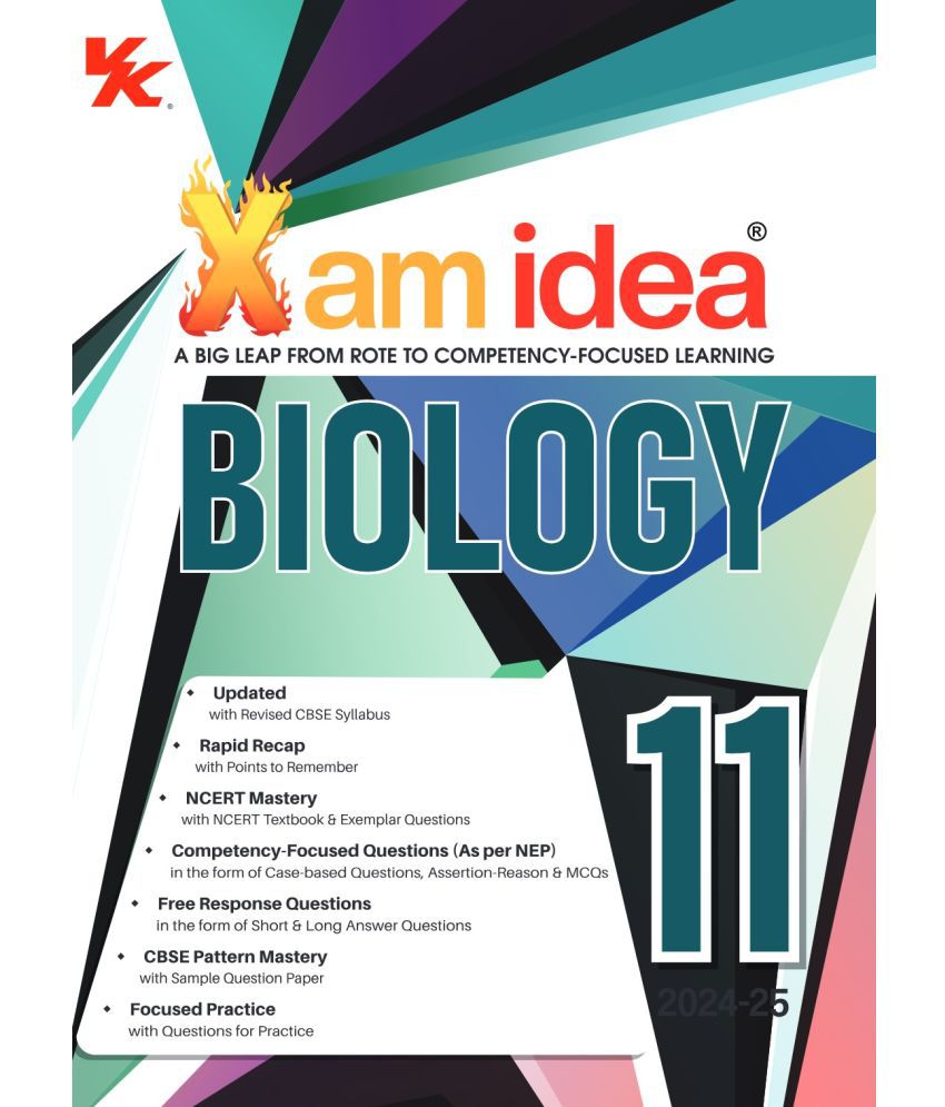     			Xam idea Biology Class 11 Book | CBSE Board | Chapterwise Question Bank | Based on Revised CBSE Syllabus | NCERT Questions Included | 2024-25 Exam