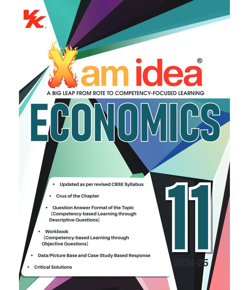     			Xam idea Economics Class 11 Book | CBSE Board | Chapterwise Question Bank | Based on Revised CBSE Syllabus | NCERT Questions Included | 2024-25 Exam