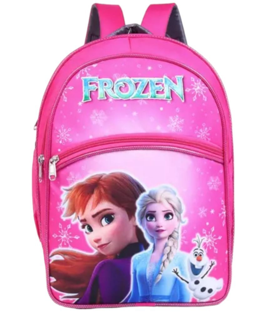     			ZNS ROYAL Pink Polyester Backpack For Kids