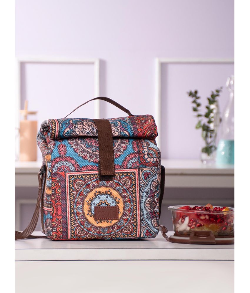     			Zouk Multicolor Lunch Bags ( 1 Pc )