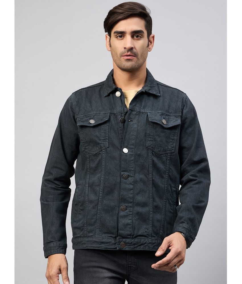     			Club York Denim Men's Denim Jacket - Grey ( Pack of 1 )