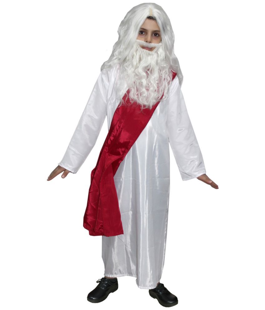     			Kaku Fancy Dresses Rabindranath Tagore Costume For Boys | National Hero Freedom Fighter Fancy Dress For Independence Day & Republic Day - 5-6 Years