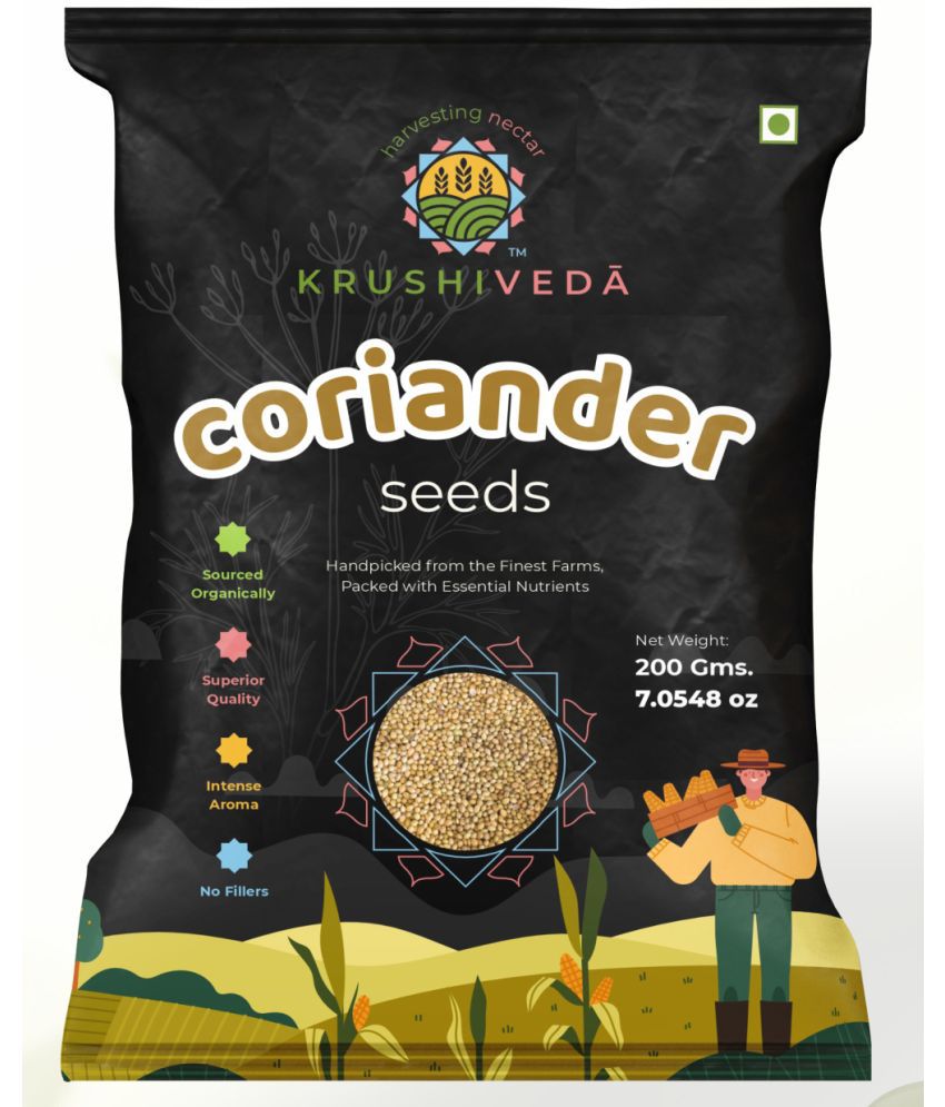     			Krushiveda Pure Coriander Seeds 200 gm