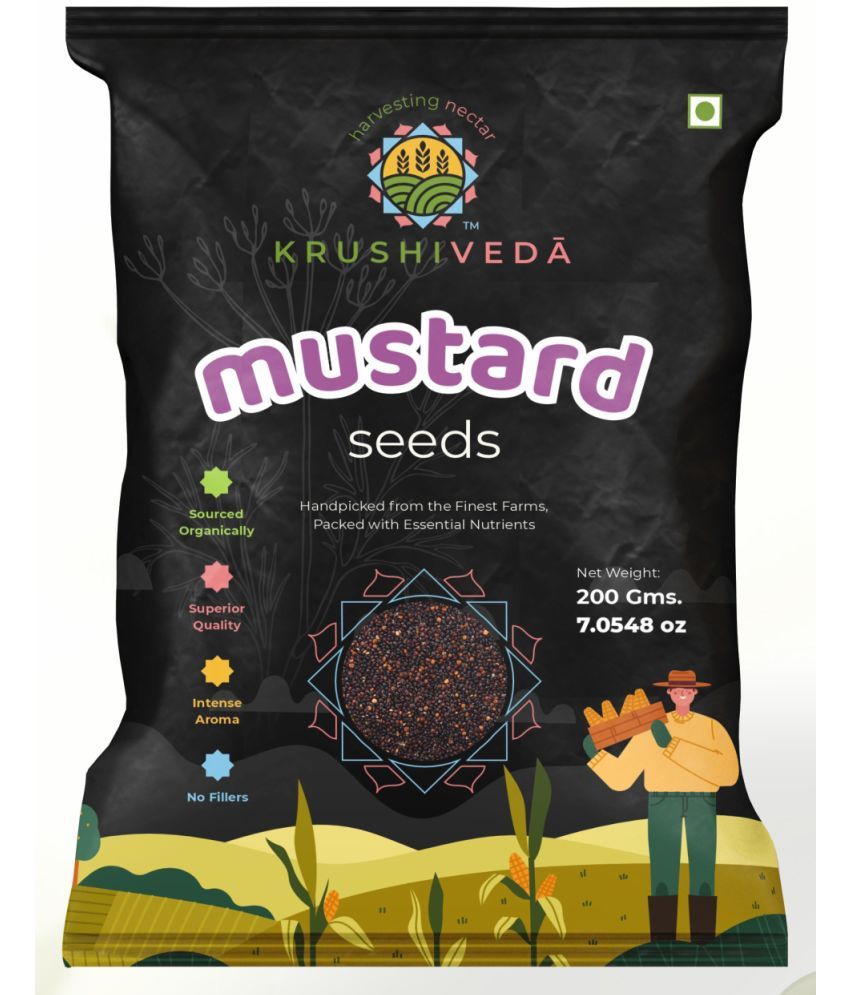     			Krushiveda Pure Mustard Small 200 gm