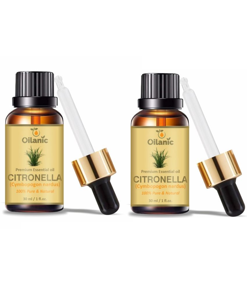     			Oilanic Citronella Heals Skin Conditions Essential Oil Aromatic 30 mL ( Pack of 2 )