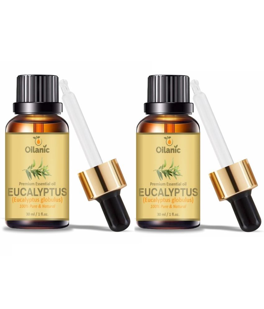     			Oilanic Eucalyptus Heals Skin Conditions Essential Oil Aromatic 30 mL ( Pack of 2 )