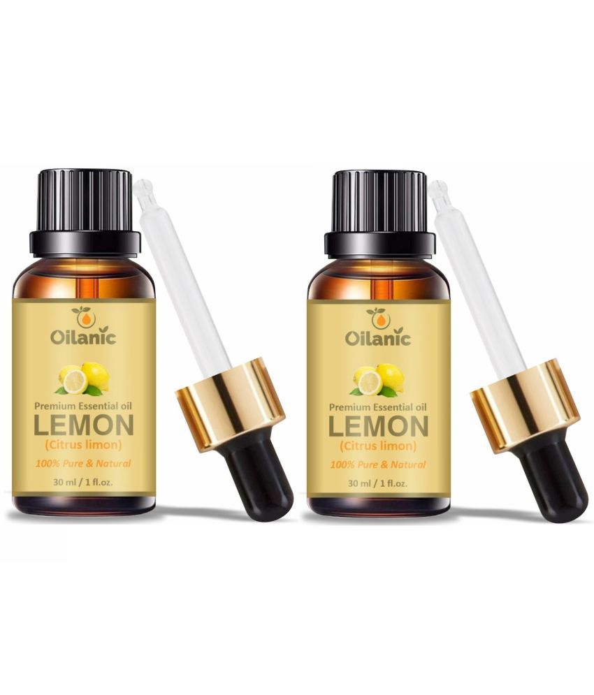     			Oilanic Lemon Heals Skin Conditions Essential Oil Aromatic 30 mL ( Pack of 2 )