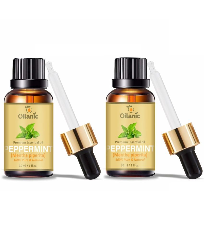     			Oilanic Peppermint Heals Skin Conditions Essential Oil Aromatic 30 mL ( Pack of 2 )