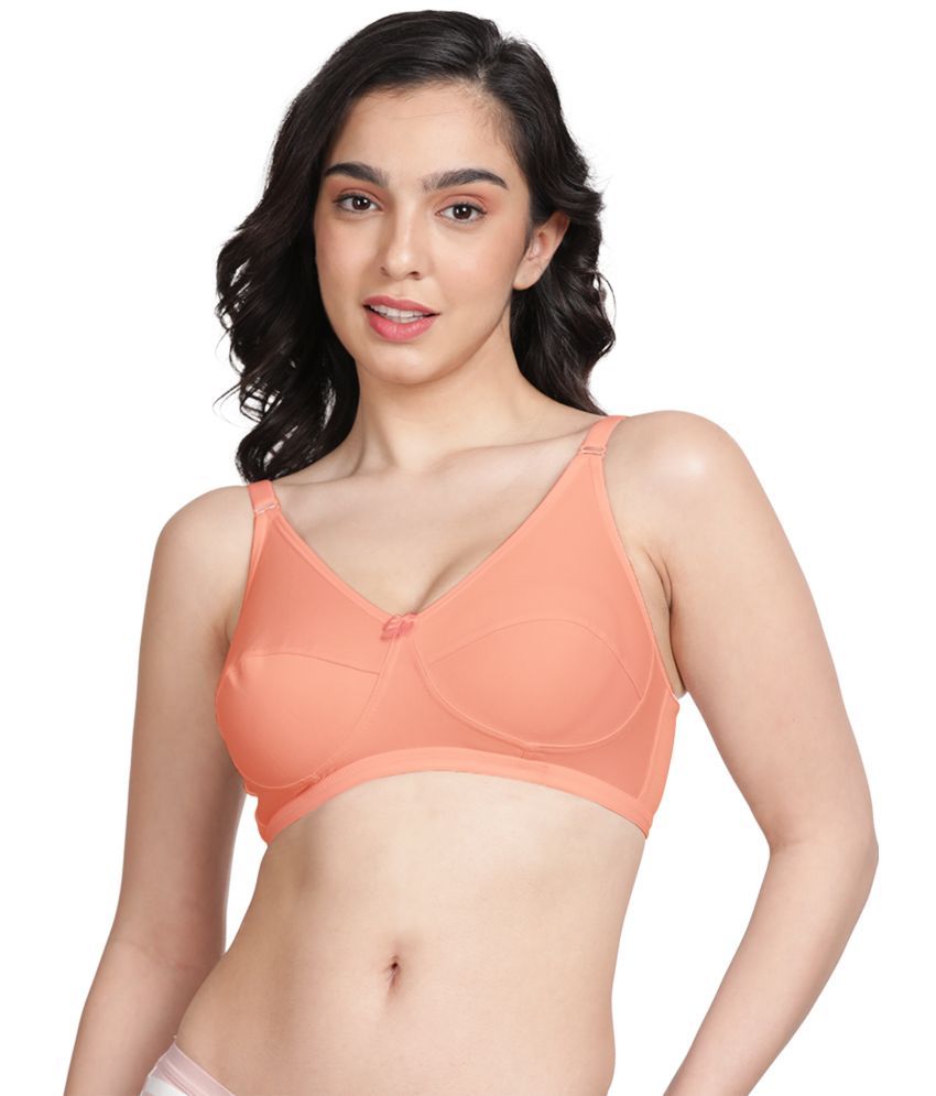     			Susie Orange Cotton Blend Non Padded Women's T-Shirt Bra ( Pack of 1 )