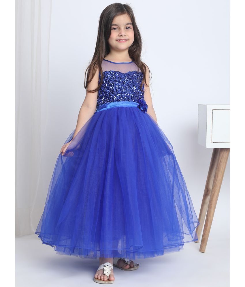     			Toy Balloon Kids Blue Net Girls Gown ( Pack of 1 )