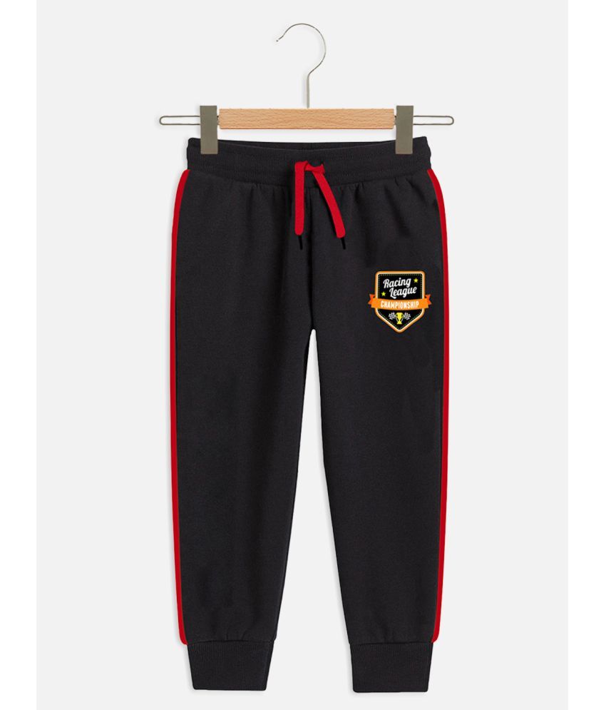     			Trampoline Black Cotton Boys Trackpant ( Pack of 1 )