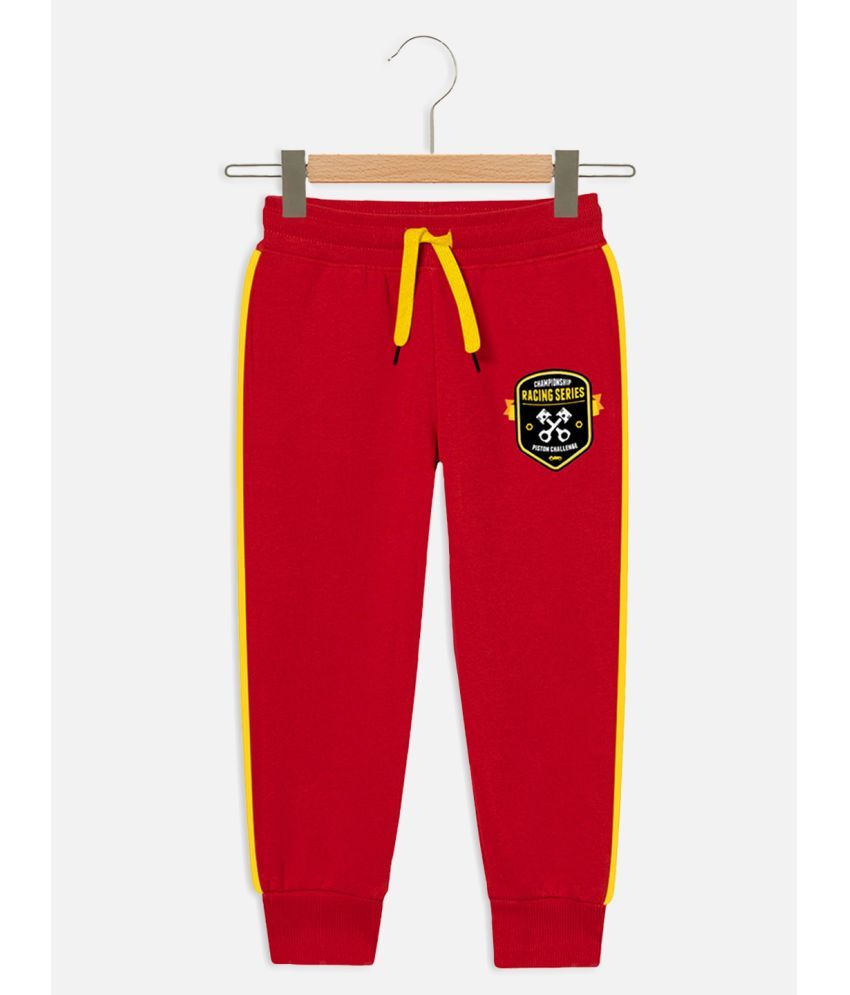     			Trampoline Red Cotton Boys Trackpant ( Pack of 1 )