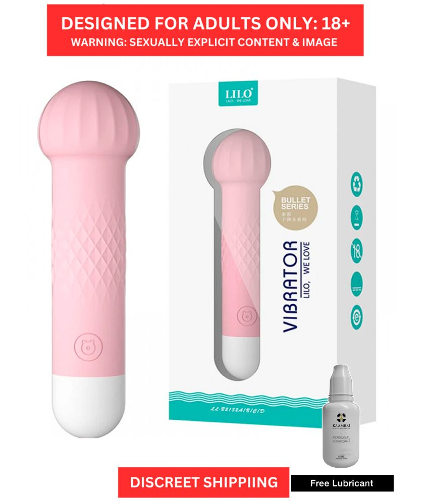     			USB Rechargeable Solo and Couple Use Mini Mushroom Vibrator | 10 Vibration Modes | Skin Safe Sexual Vibrator for Women and Couples