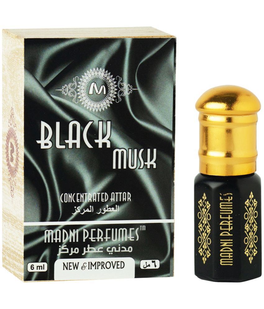     			Madni Perfumes Black Musk Premium Attar For Men & Women - 6ml | Alcohol-Free Aromatic Perfume Oil