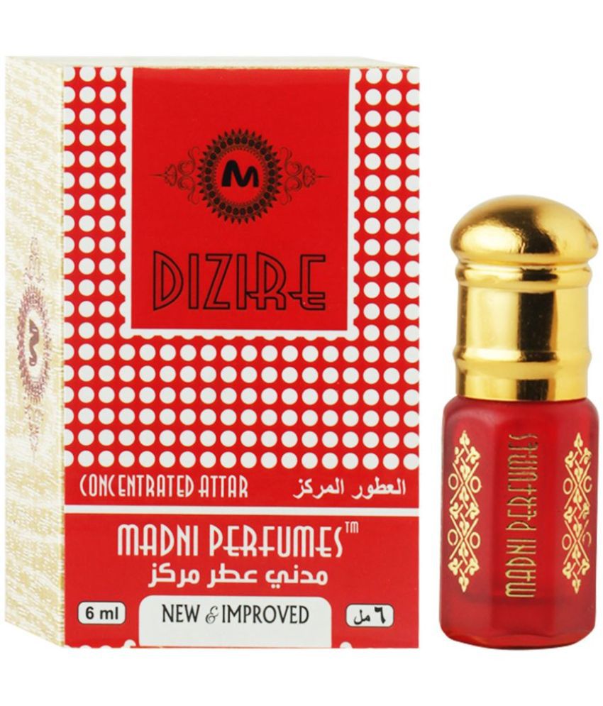     			Madni Perfumes Dizire Premium Attar For Men & Women - 6ml | Alcohol-Free Aromatic Perfume Oil
