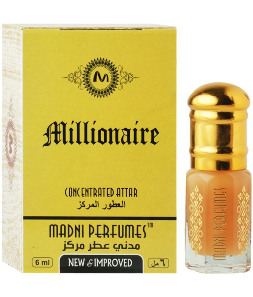     			Madni Perfumes Millionair Premium Attar For Men & Women - 6ml | Alcohol-Free Aromatic Perfume Oil