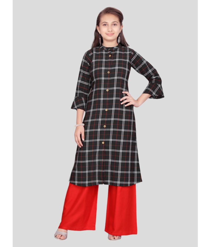     			Aarika Black Cotton Girls Suit Sets ( Pack of 1 )