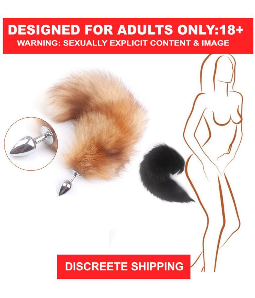     			Cosplay Cat Tail Anal Plug Red Multicolor Stainless Metal Butt Plug With Tail Anus Erotic Sex Toy Foxtail Butt Plug sexy products anal vibrators anal sex toys sex toy for women