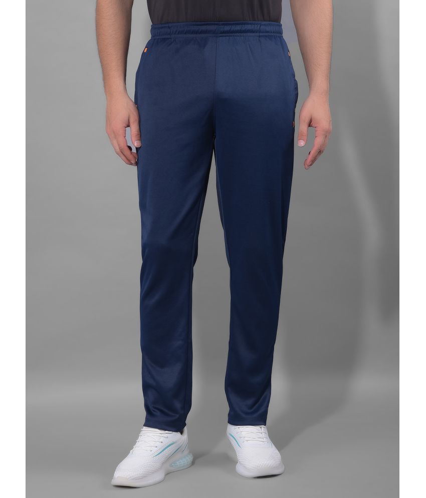     			Force NXT Navy Blue Polyester Men's Sports Trackpants ( Pack of 1 )