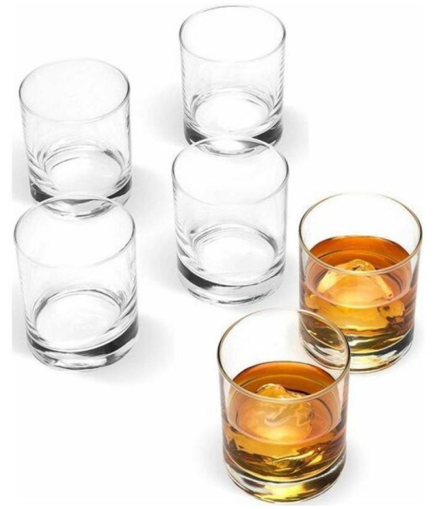     			Somil Stylish Glass Glass Whiskey Glasses 250 ml ( Pack of 6 )