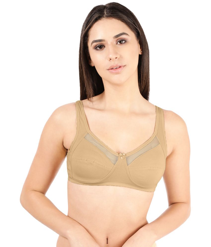     			Susie Beige Cotton Blend Non Padded Women's Everyday Bra ( Pack of 1 )