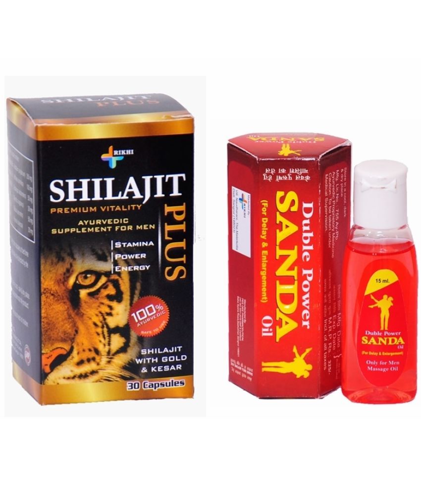     			Syan Deals Shilajit Plus Capsule 30 No.s & Sanda Double Power oil 15ml