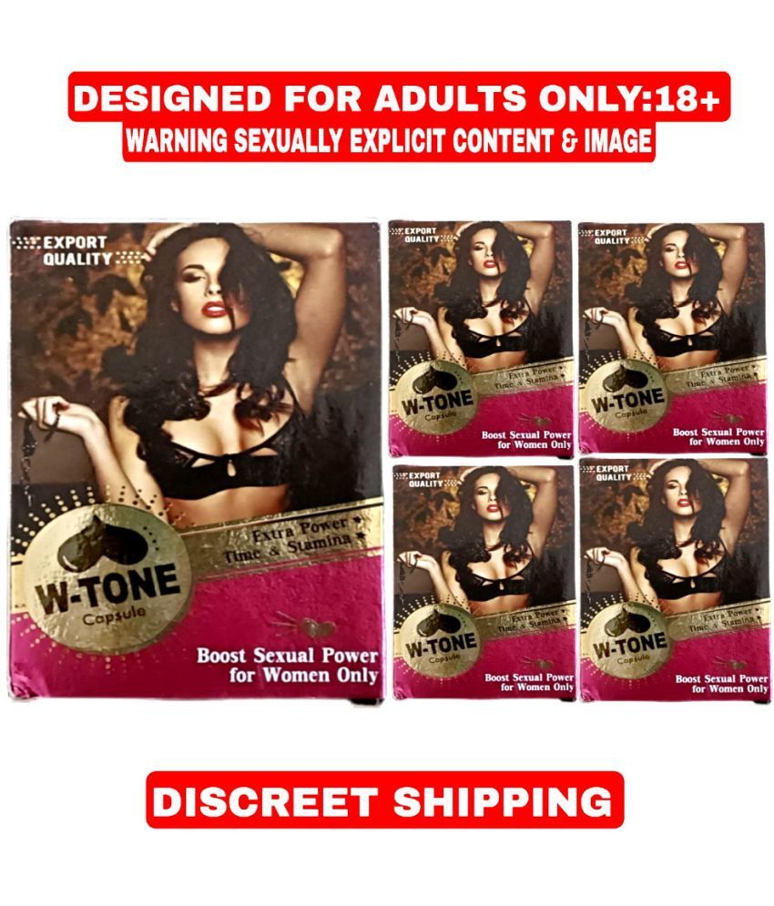     			Dr Chopra W-Tone Capsules  Pack of 5 for sexual power for Women