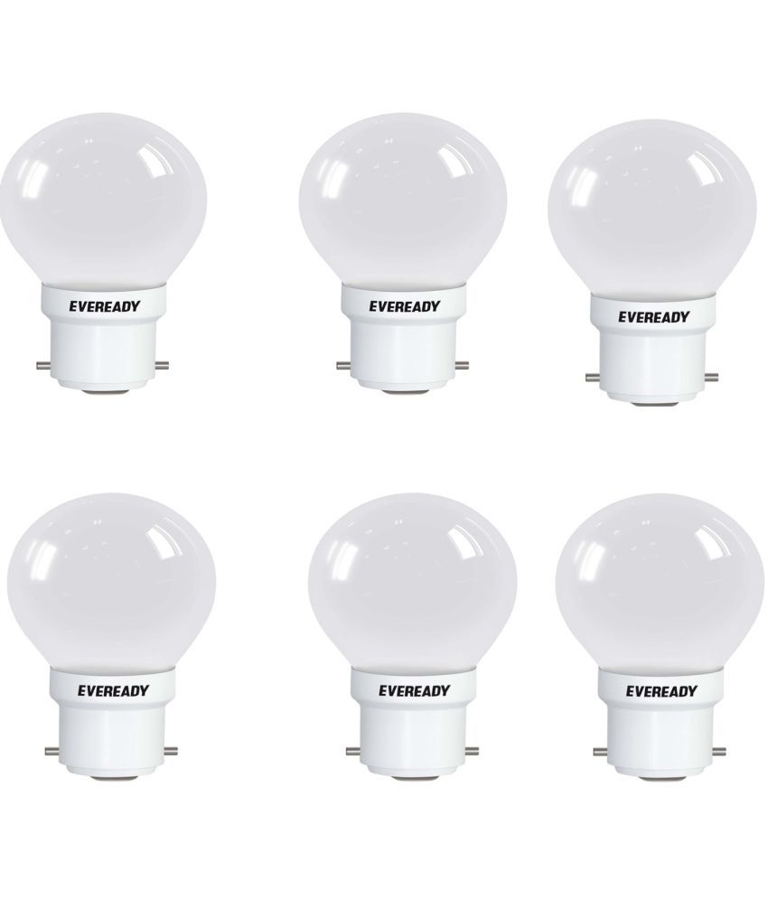     			Eveready 0.5W Cool Day Light LED Bulb ( Pack of 6 )