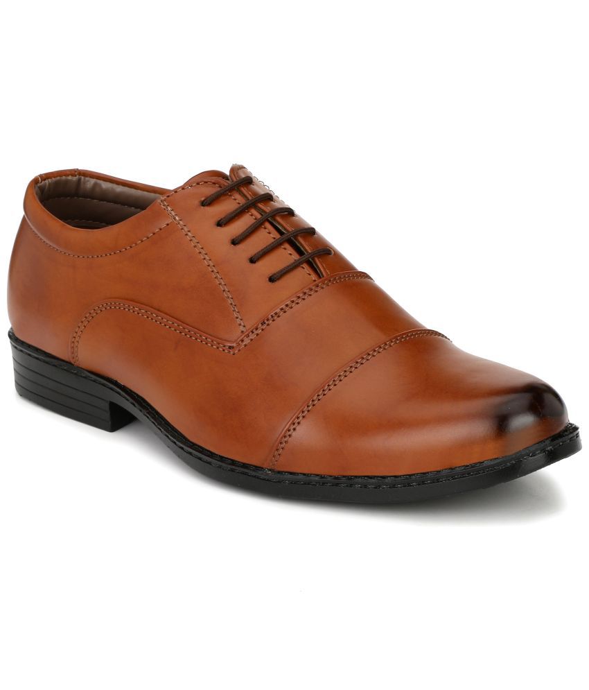     			RL Rocklin Men Tan Men's Oxford Formal Shoes