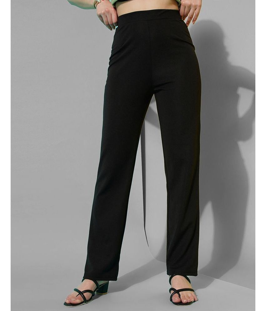     			Selvia Black Lycra Regular Women's Casual Pants ( Pack of 1 )