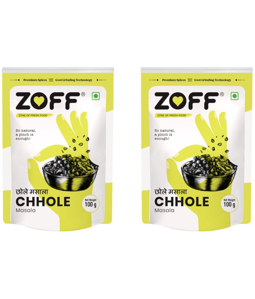     			Zoff Chhole - (100g* Pack of 2) Masala 200 gm