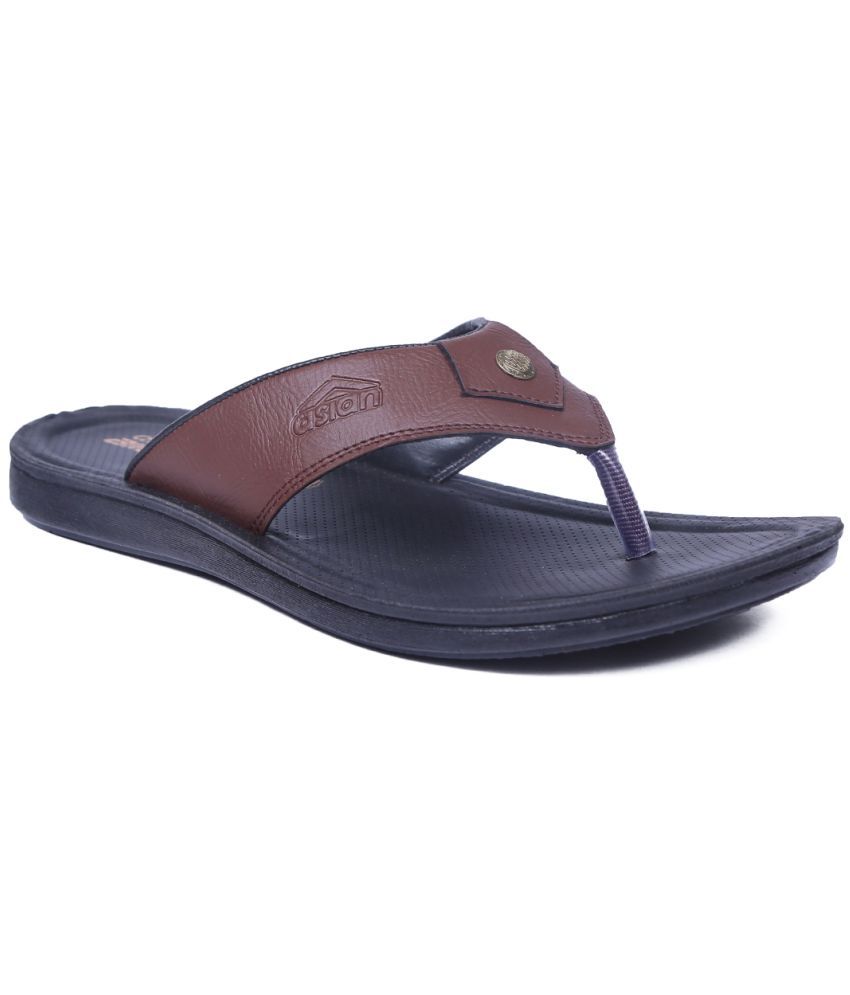     			ASIAN Brown Men's Daily Slipper