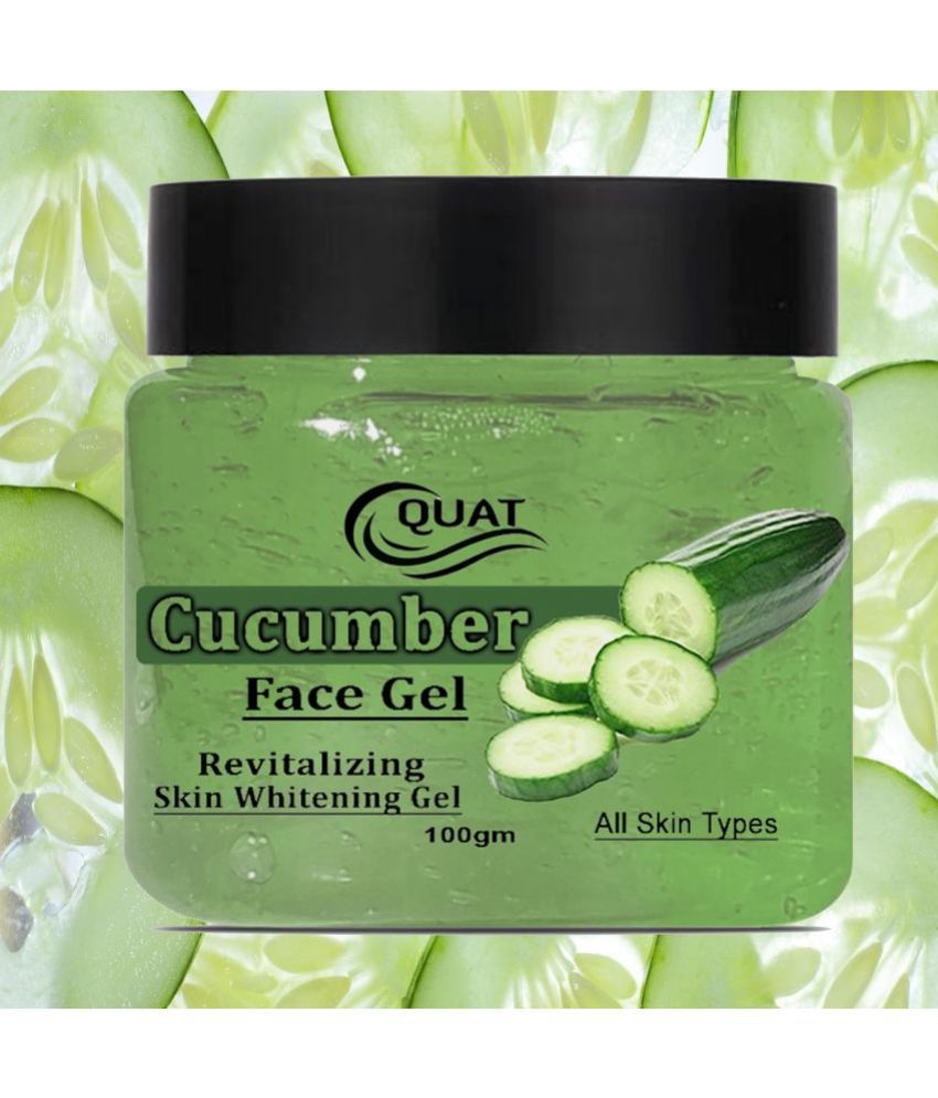     			Cucumber Gel with Pure Aloe Vera & Cucumber for Face, Skin & Hair - Exfoliate Skin, Reduces Acne Scars, Wrinkles, Sunburn, Dark Circles & Moisturizes Skin