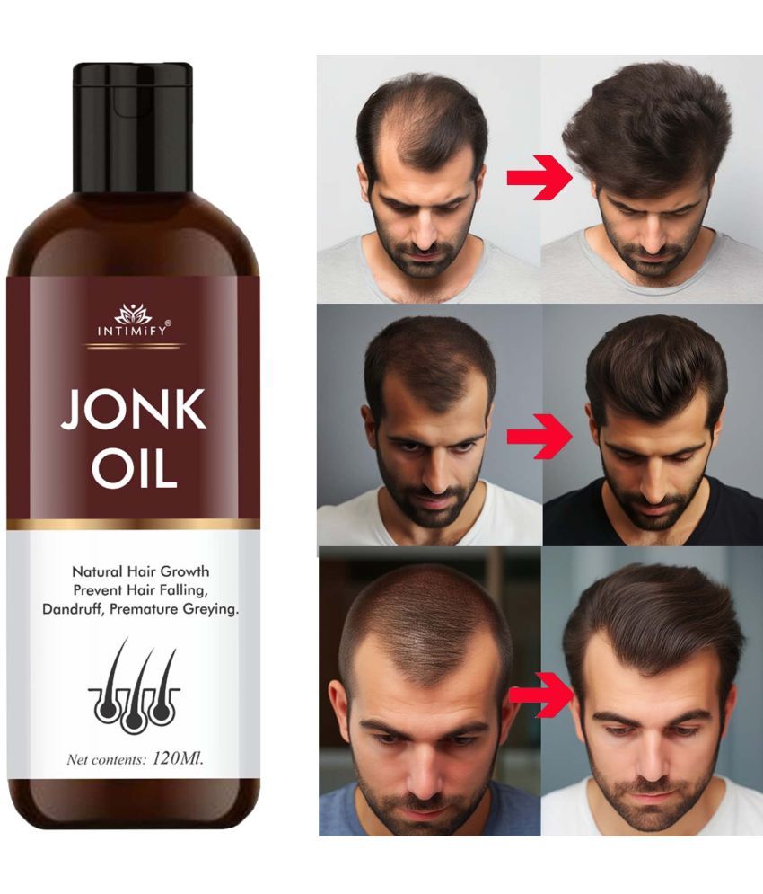     			Intimify Jonk Oil, Hair Strengthening Oil, Hair Growth Oil, Bhringraj Oil, 120 ml